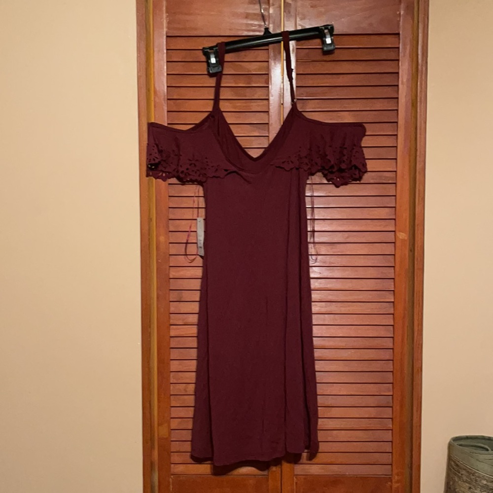 NWT burgundy dress